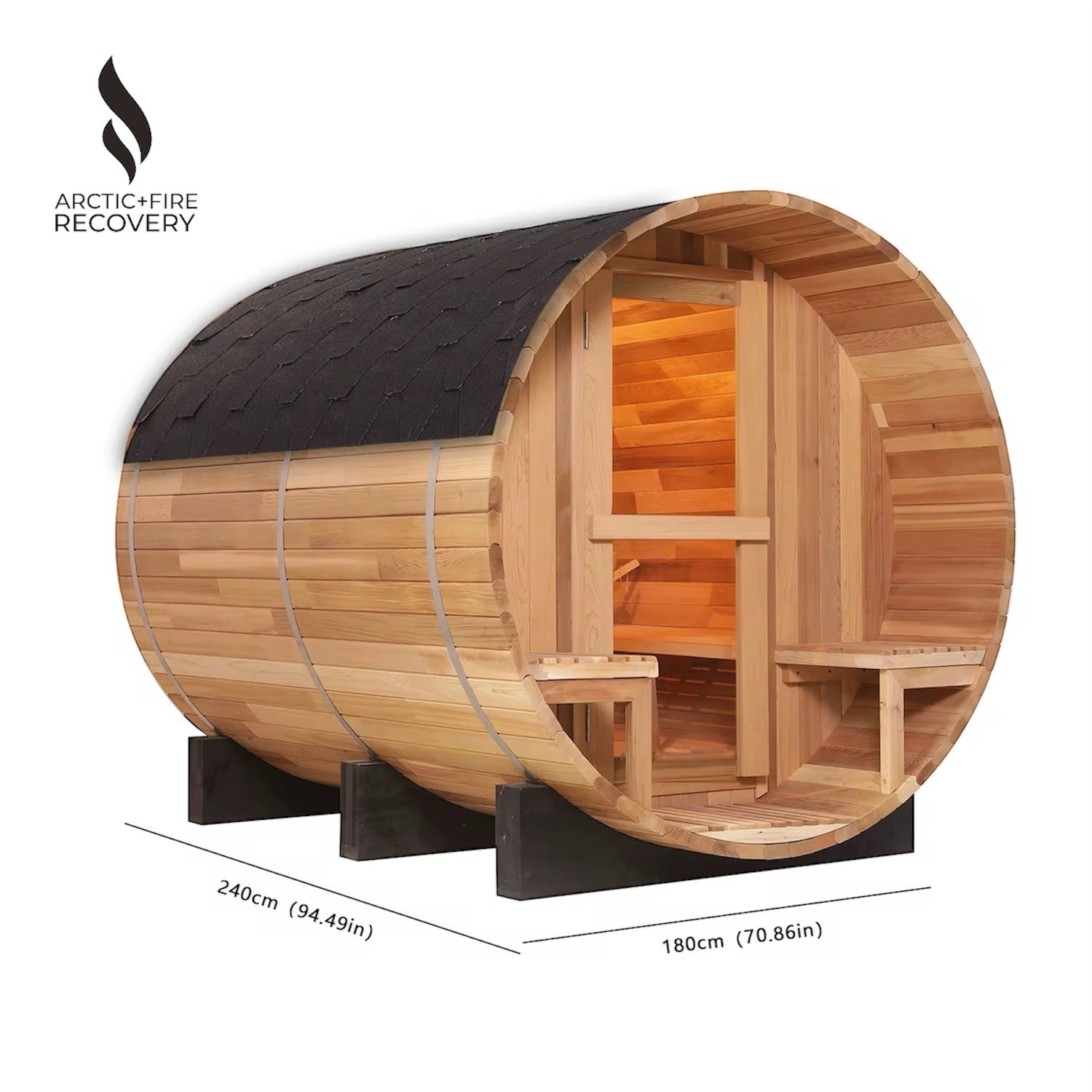 Outdoor Barrel Sauna